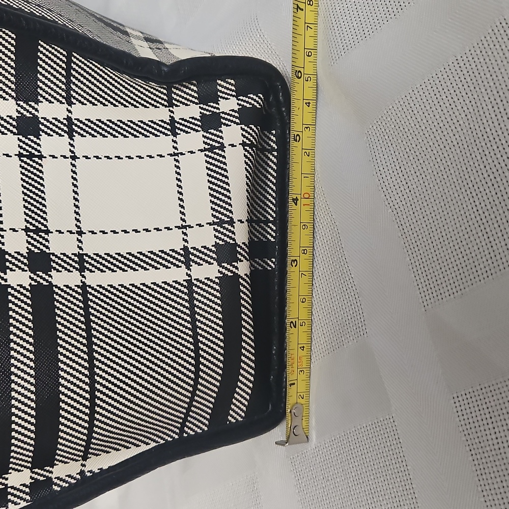 Talbots Plaid Oversized Commuter/Work Tote - Picture 10 of 11